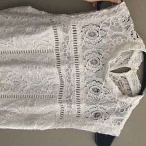 White lace dress